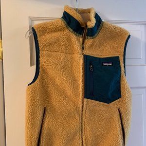 Patagonia Men's Retro X Fleece - Yellow with Teal